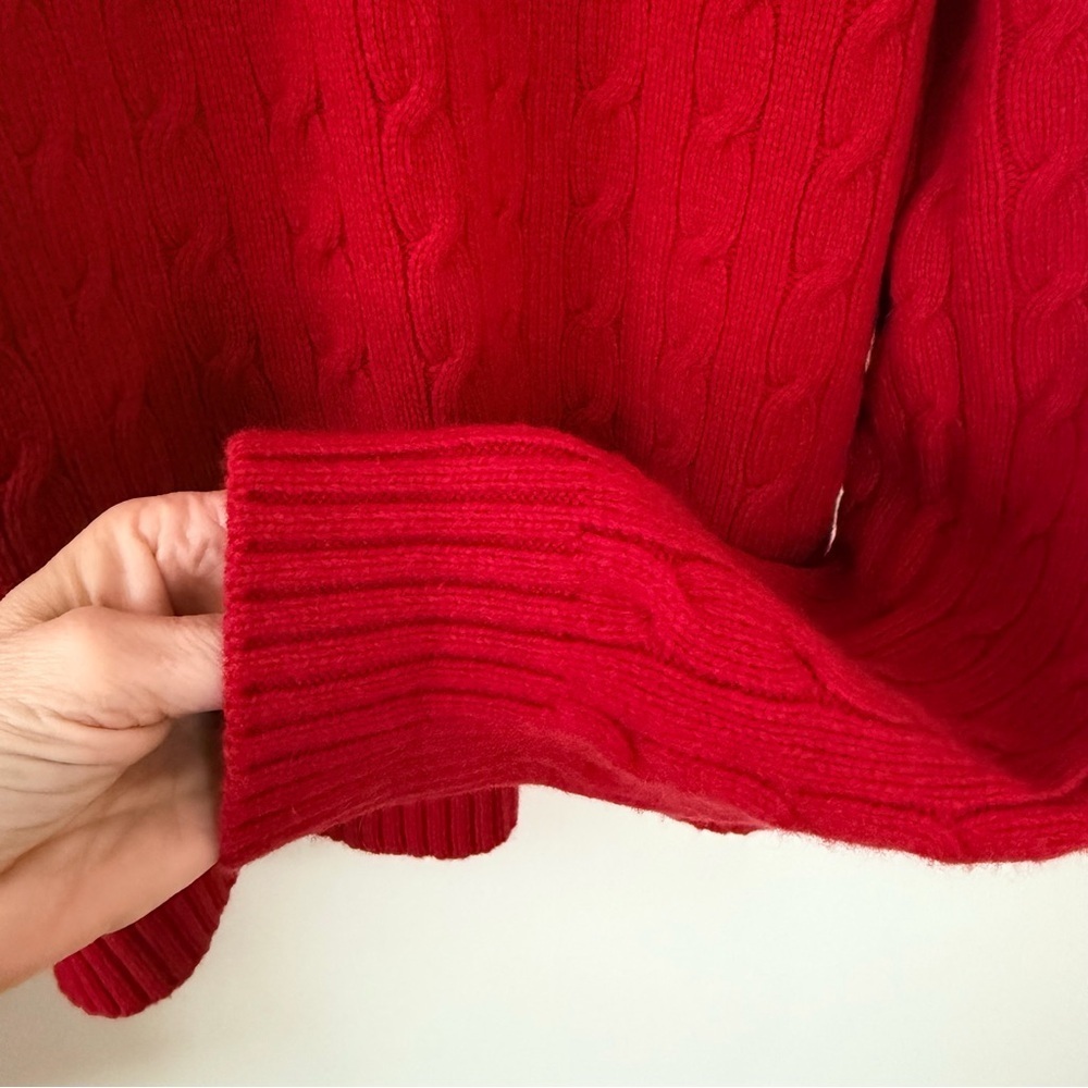 Polo Ralph Lauren Men’s Cable-Knit Wool-Angora Sweater luxury office Logo - Picture 8 of 13